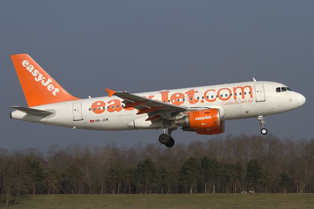 EasyJet, HB-JZW, Airbus, A319-111, 03.03.2013, BSL, Basel, Switzerland




