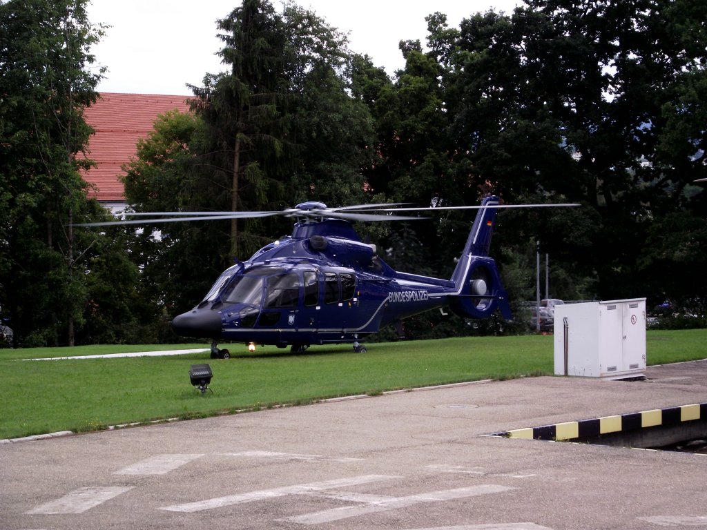 EC 155 der Bundespolizei am 16.08.11 in Kempten 