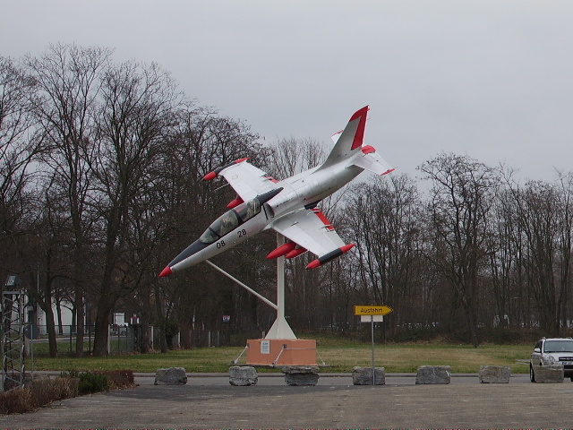 Ein Jagdbomber in Technik Museum Speyer am 19.02.11