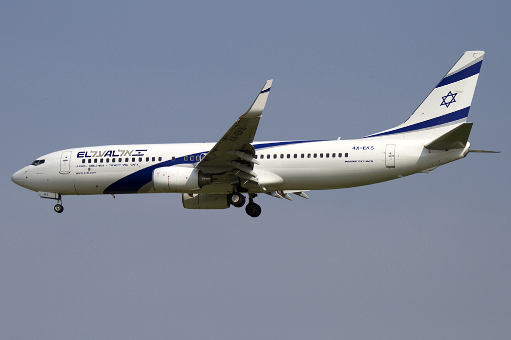 El Al, 4X-EKS, Boeing, B737-8HX, 08.06.2010, SXF, Berlin-Schnefeld, Germany 



