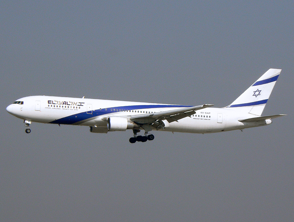 El Al B767-300 EX-EAP im Anflug auf 25R in FRA / EDDF / Frankfurt am 23.09.2007