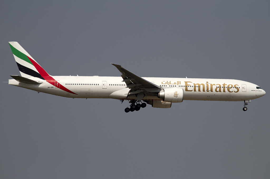 Emirates, A6-EBC, Boeing, B777-36N-ER, 24.04.2011, FRA, Frankfurt, Germany 




