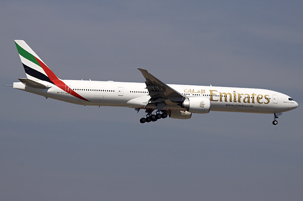 Emirates, A6-ECI, Boeing, B777-31H-ER, 24.04.2010, FRA, Frankfurt, Germany 

