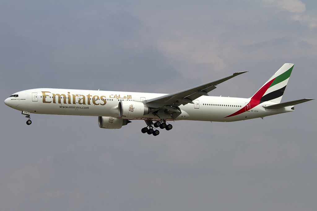 Emirates, A6-ECU, Boeing, B777-31H-ER, 29.07.2011, FRA, Frankfurt, Germany 




