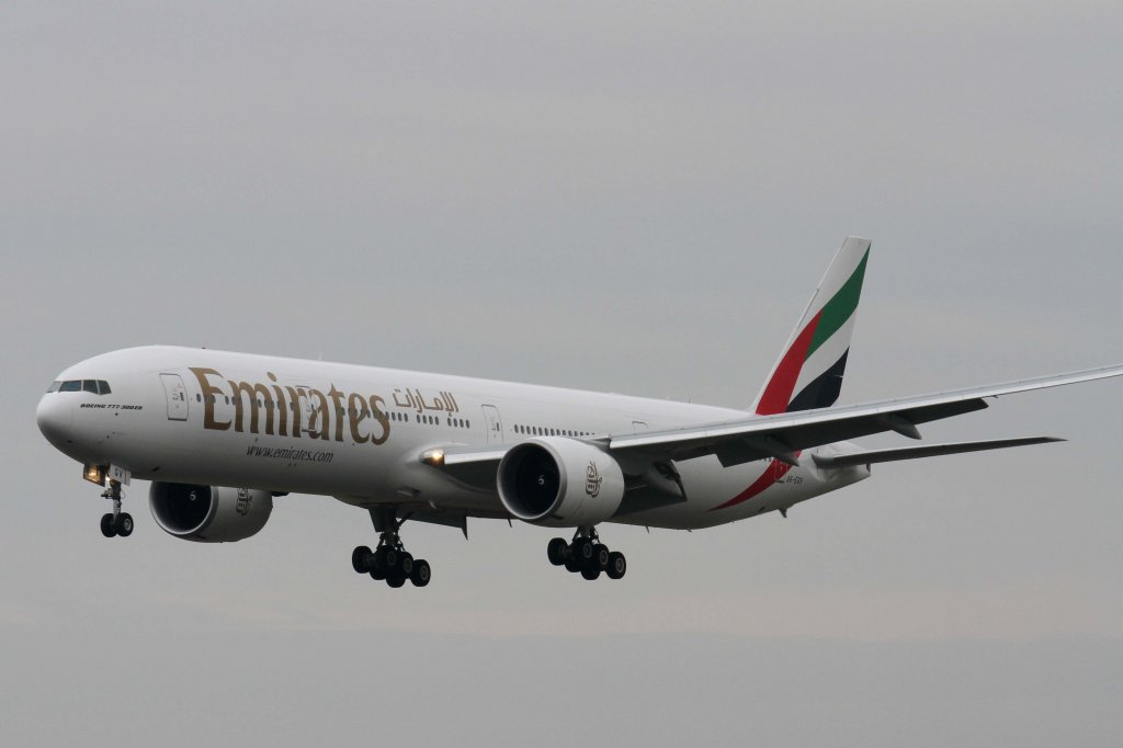 Emirates, A6-EGV, Boeing, 777-300 ER, 10.11.2012, DUS-EDDL, Dsseldorf, Germany 

