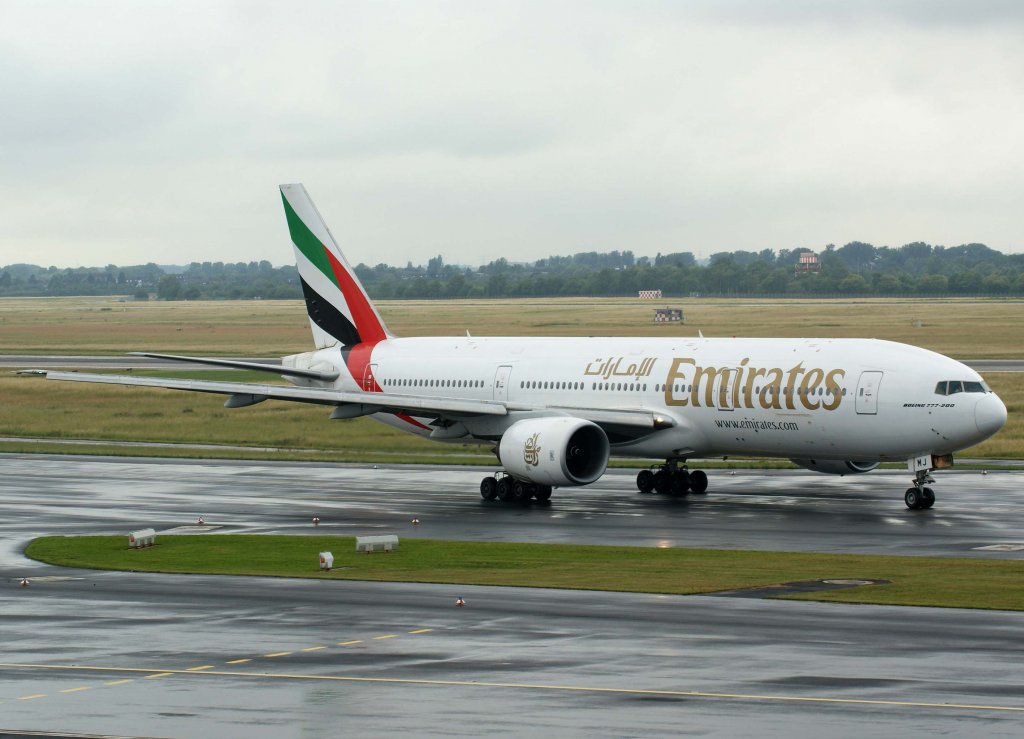 Emirates, A6-EMJ, Boeing 777-200 ER, 20.06.2011, DUS-EDDL, Dsseldorf, Germany 

