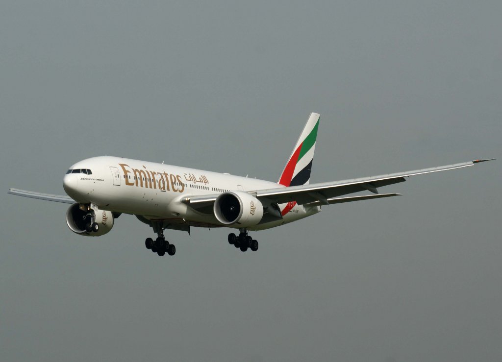 Emirates, A6-EWB, Boeing 777-200 LR, 2010.09.23, DUS-EDDL, Dsseldorf, Germany