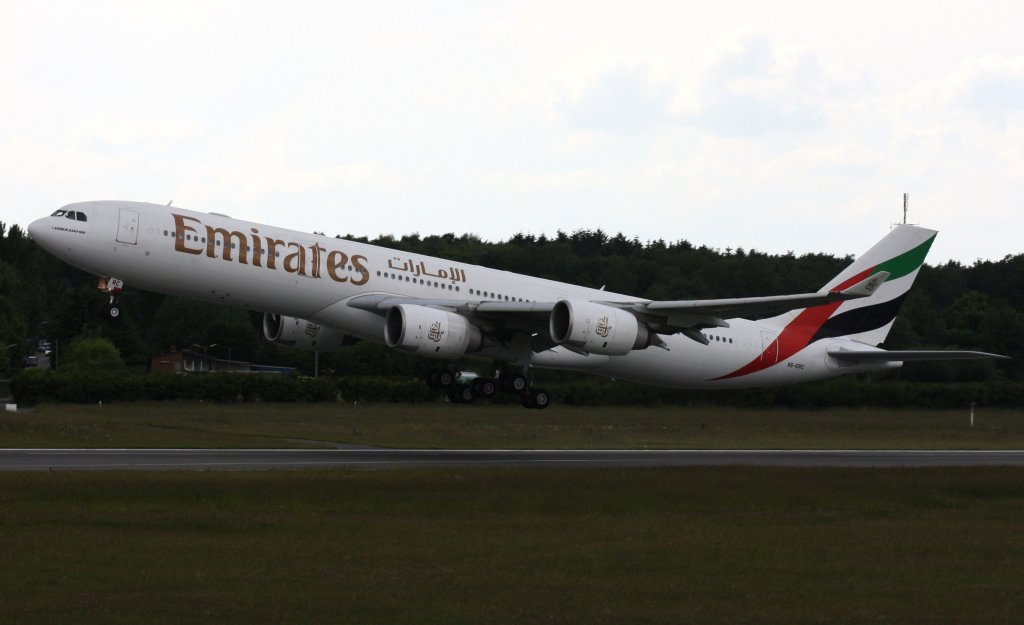 Emirates,A6-ERC,(c/n485),Airbus A340-541,08.06.2012,HAM-EDDH,Hamburg,Germany