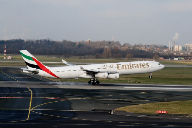 Emirates,A6-ERR,Airbus A340-313X,28.01.2012,DUS-EDDL,Dsseldorf,Germany