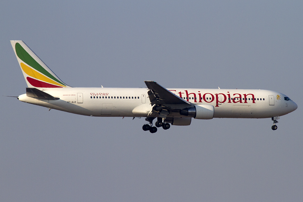 Ethiopian Airlines, ET-ALJ, Boeing, B767-360ER, 22.02.2011, FRA, Frankfurt, Germany 




