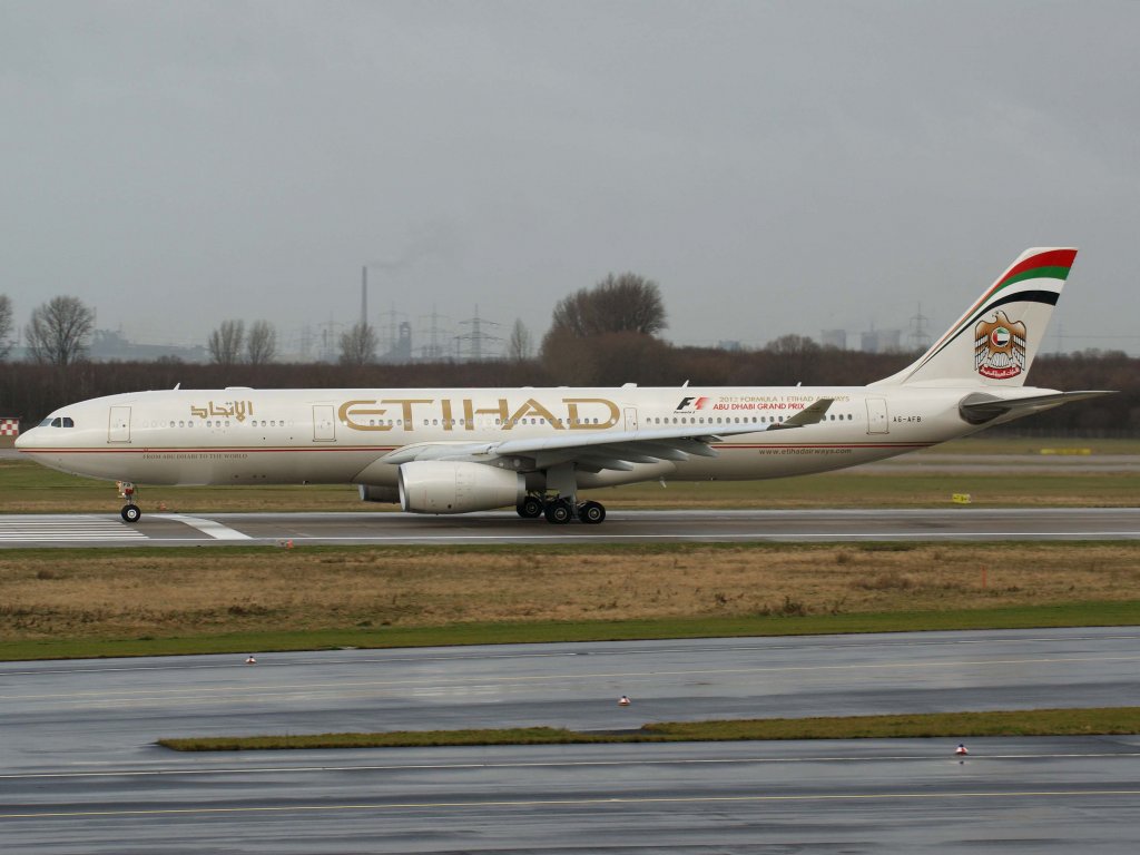 Etihad, A6-AFB, Airbus, A 330-300, 06.01.2012, DUS-EDDL, Dsseldorf, Germany 

