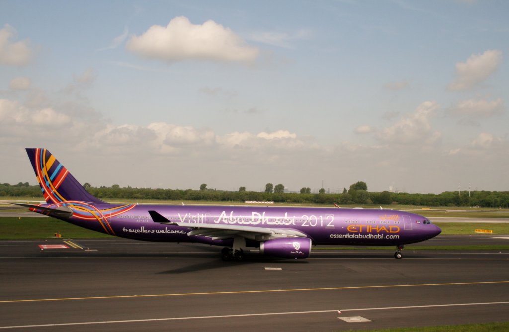 Etihad Airways, A6-AFA,Airbus A-330-343E, 19.05.2012,DUS-EDDL, Germany
 The beauty of the day!!!