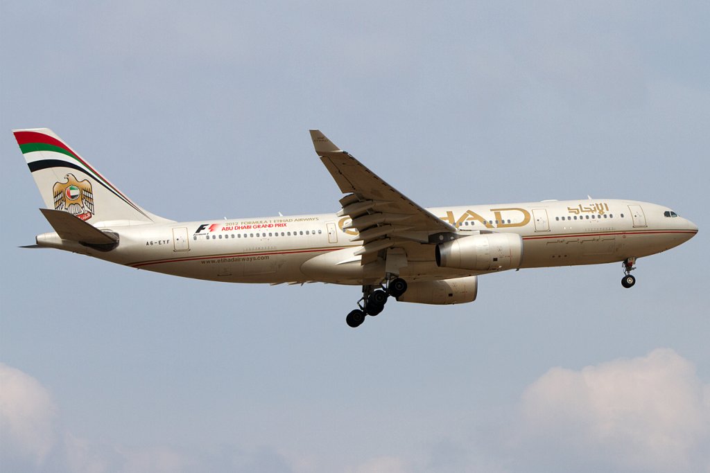Etihad Airways, A6-EYF, Airbus, A330-243, 14.04.2012, FRA, Frankfurt, Germany 




