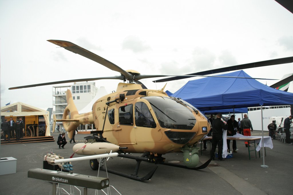 Eurocopter EC-635 am 12.09.2012 auf der ILA 2012