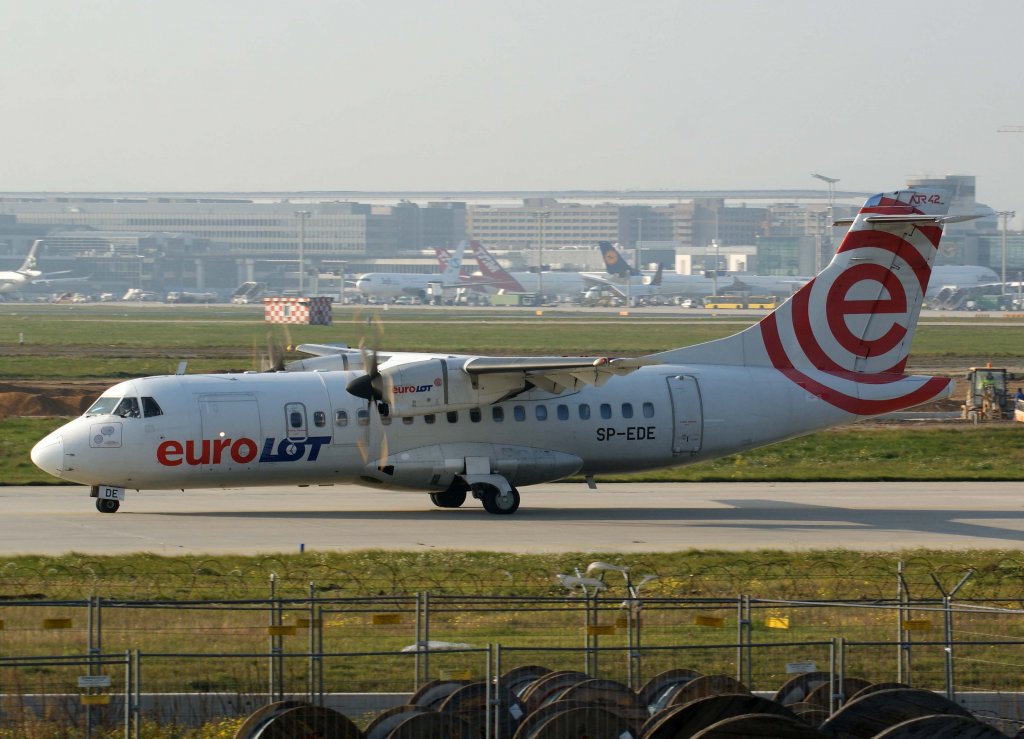 EuroLOT, SP-EDE, ATR 42-500, 2010.10.13, FRA-EDDF, Frankfurt, Germany 


