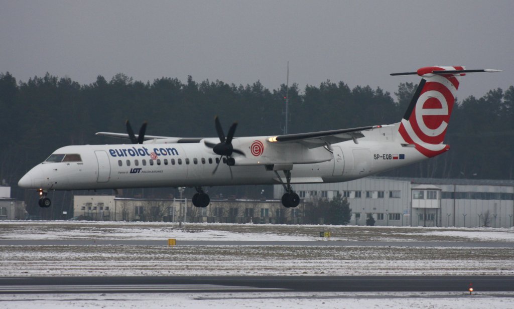 eurolot,SP-EQB,(c/n4407),De Havilland Canada DHC-8-402Q Dash8,16.02.2013,GDN-EPPGD,Gdansk,Polen