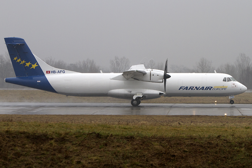 Farnair, HB-AFG, ATR, 42-201F, 20.02.2011, BSL, Basel, Switzerland 



