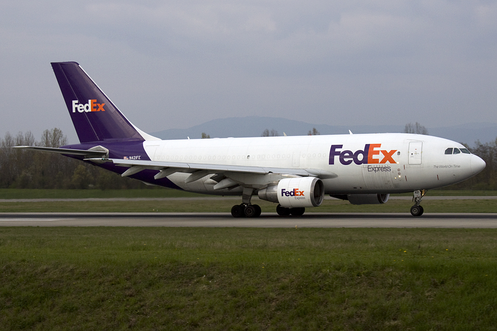 Federal Express, N421FE, Airbus, A310-222F, 15.04.2010, BSL, Basel, Switzerland 


