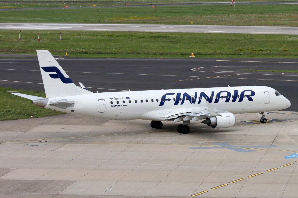 Finnair, OH-LKP, Embraer, ERJ-190 LR, 11.08.2012, DUS-EDDL, Dsseldorf, Germany 