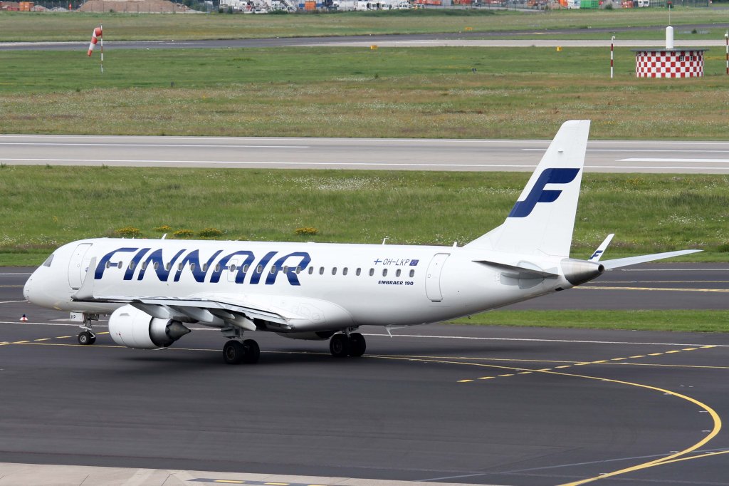 Finnair, OH-LKP, Embraer, ERJ-190 LR, 11.08.2012, DUS-EDDL, Dsseldorf, Germany 