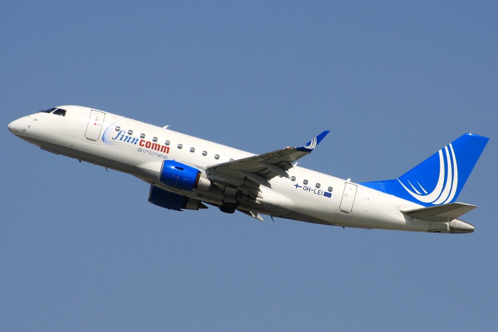 Finncomm Airlines 
Embraer ERJ-170-100ST 
OH-LEI 
FDH Friedrichshafen [Lowenthal], Germany 
09.04.11