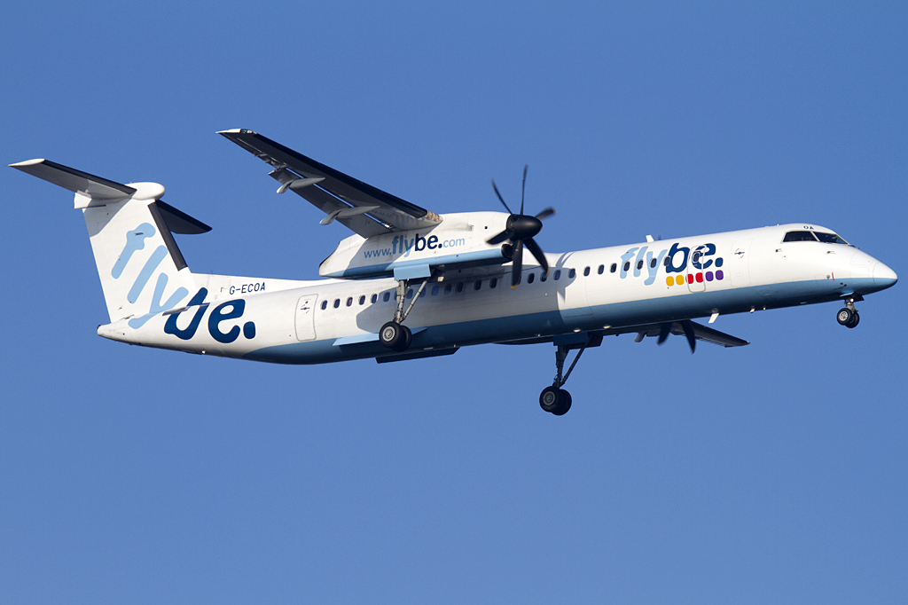 Flybe, G-ECOA, Bombardier, Dash-8-402Q, 17.02.2011, FRA, Frankfurt, Germany 





