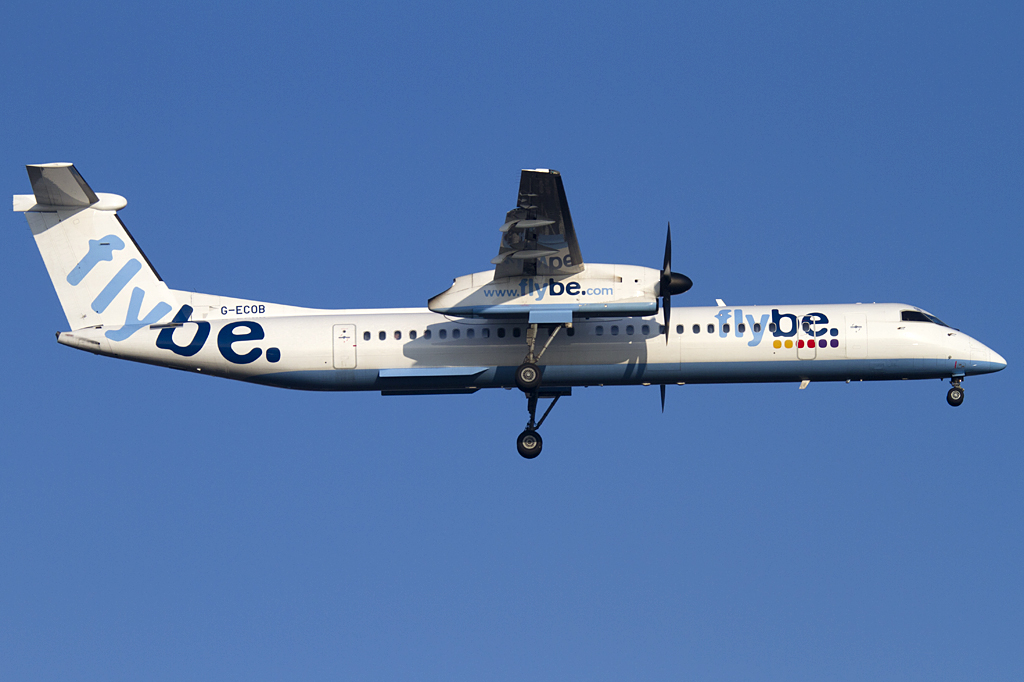 Flybe, G-ECOB, Bombardier, Dash-8-402Q, 17.02.2011, FRA, Frankfurt, Germany 





