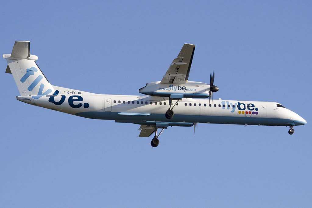 Flybe, G-ECOR, Bombardier, Dash-8-402Q, 31.08.2009, FRA, Frankfurt, Germany 
