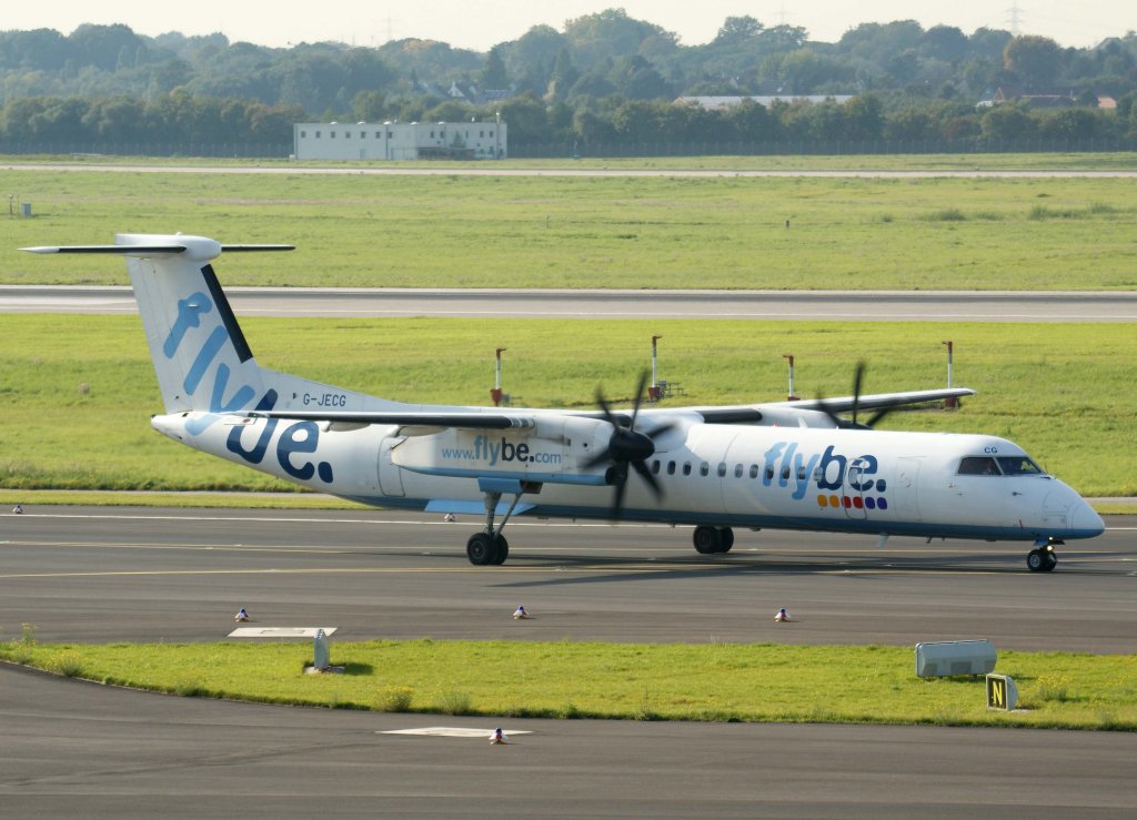Flybe, G-JECG, Bombardier DHC 8Q-400, 2010.09.22, DUS-EDDL, Dsseldorf