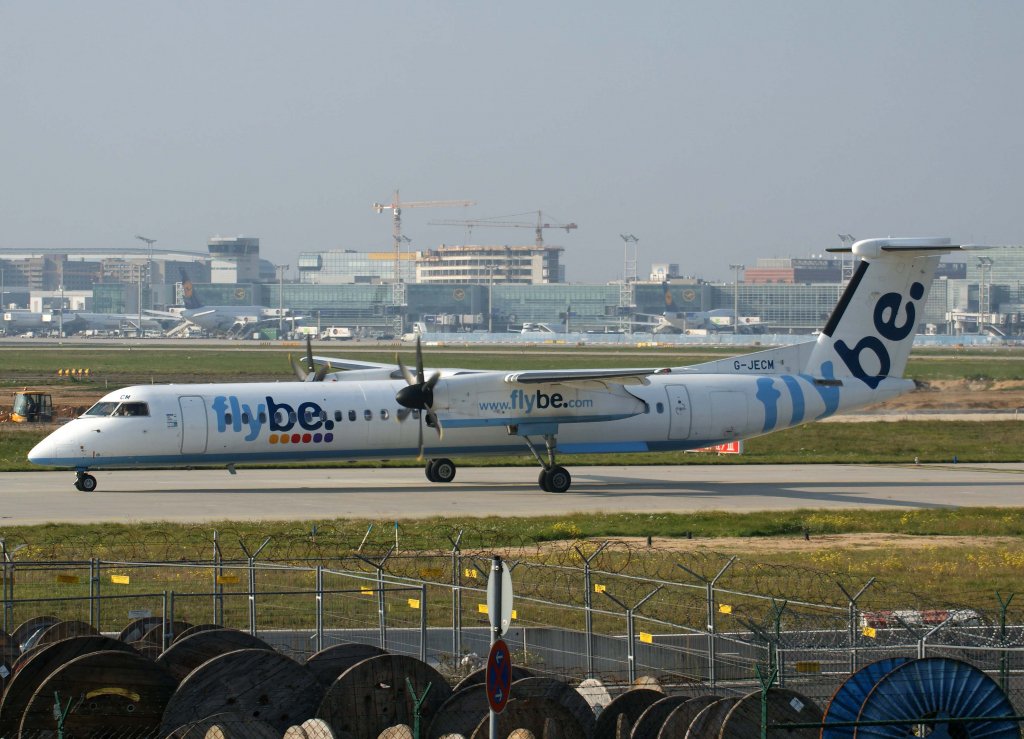 Flybe, G-JECM, Bombardier DHC 8Q-400, 2010.10.13, FRA-EDDF, Frankfurt

