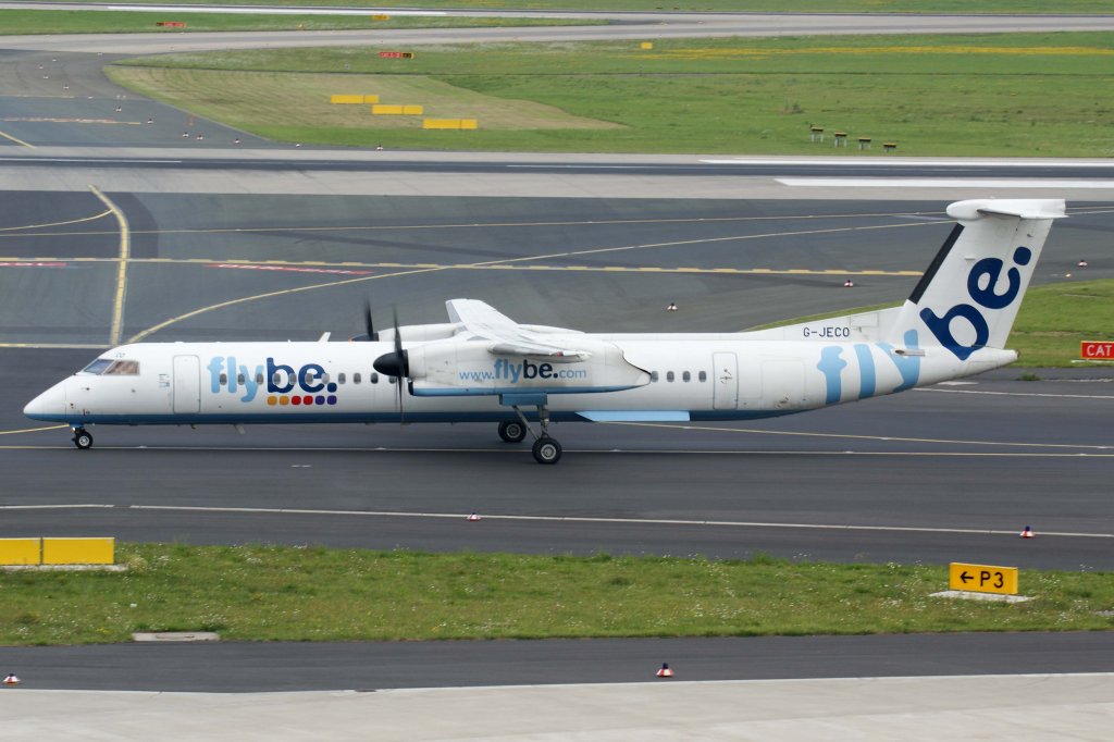 Flybe, G-JECO, Bombardier, DHC 8Q-400, 11.08.2012, DUS-EDDL, Dsseldorf, Germany 
