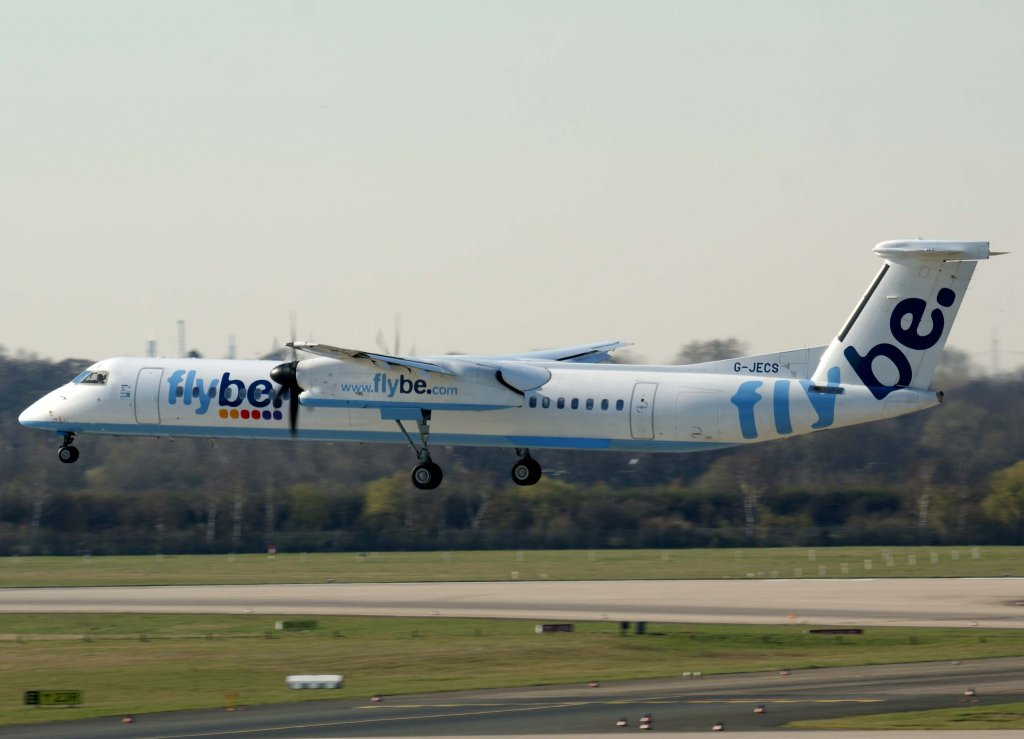 Flybe, G-JECS, Bombardier DHC 8Q-400, 20.03.2011, DUS-EDDL, Dsseldorf, Germany