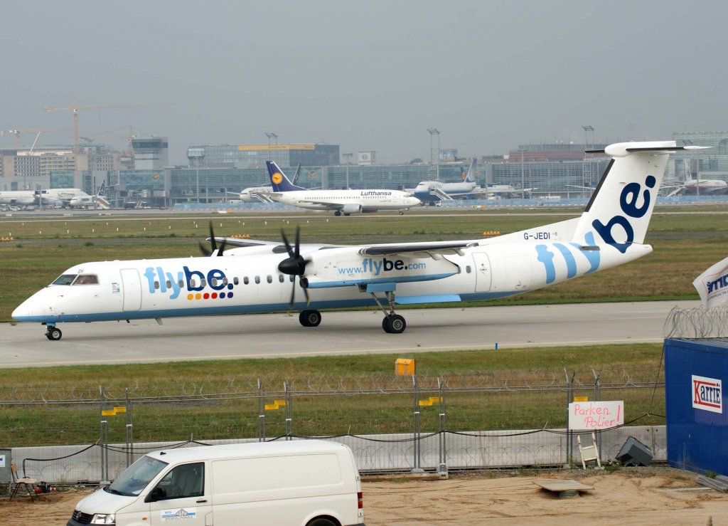 FlyBe, G-JEDI, Bombardier DHC Dash 8Q-400, 2009.09.16, FRA, Frankfurt, Germany