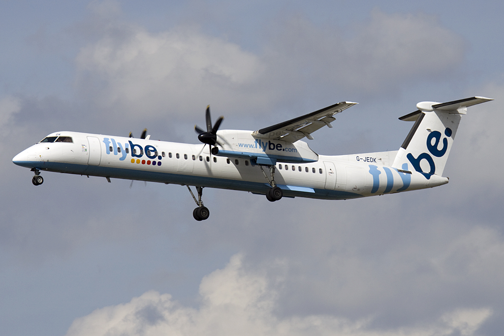 Flybe, G-JEDK, Bombardier, Dash-8-402Q, 02.04.2010, FRA, Frankfurt, Germany 


