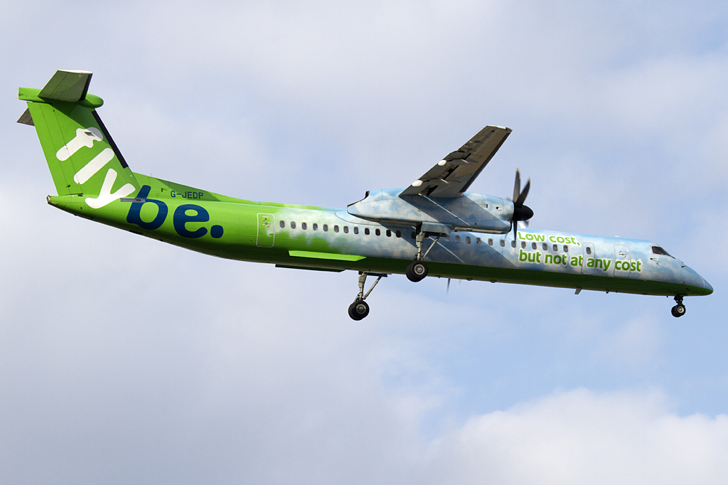 Flybe, G-JEDP, Bombardier, Dash-8 402, 22.01.2011, GVA, Geneve, Switzerland 



