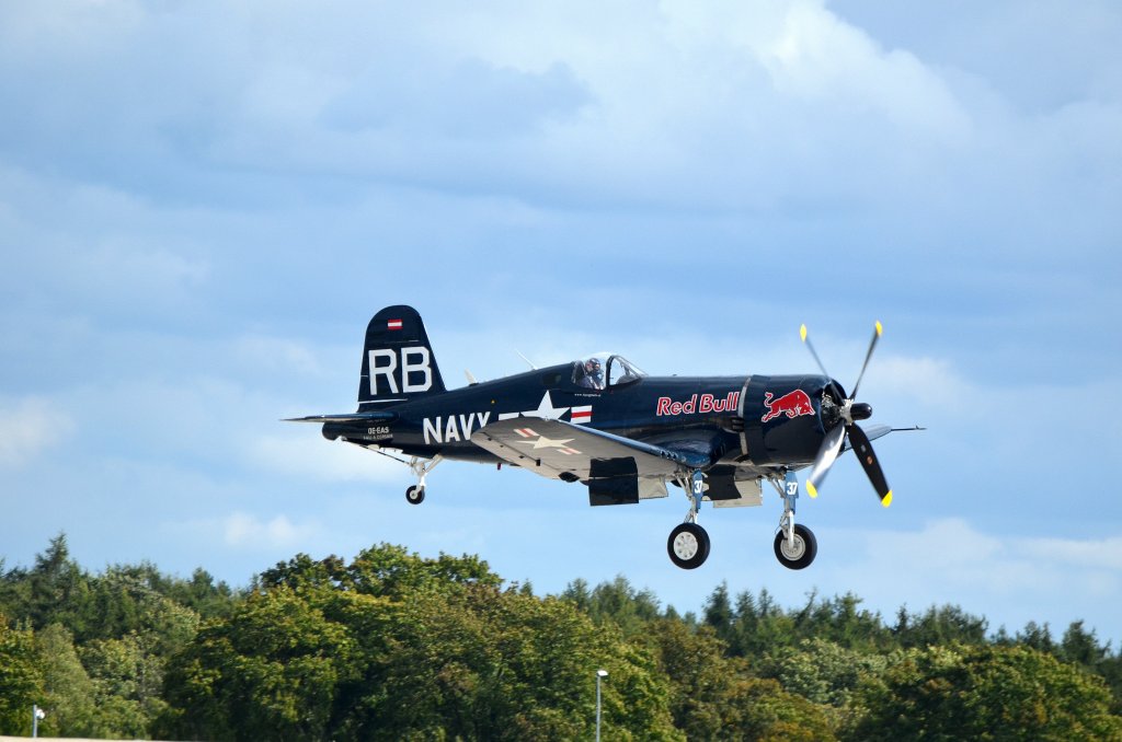 Flying Bulls F4U-4 Corsair auf der ILA Berlin am 15.09.12