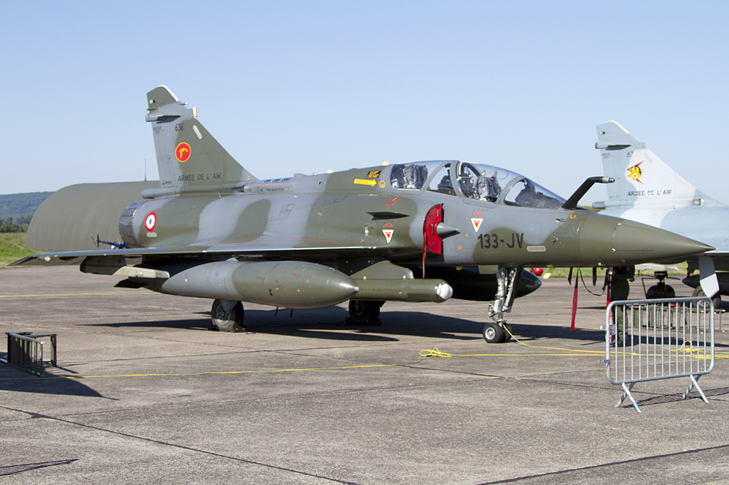 France - Air Force, 636 (133-JV), Dassault, Mirage 2000D, 03.07.2011, LFSX, Luxeuil, France


