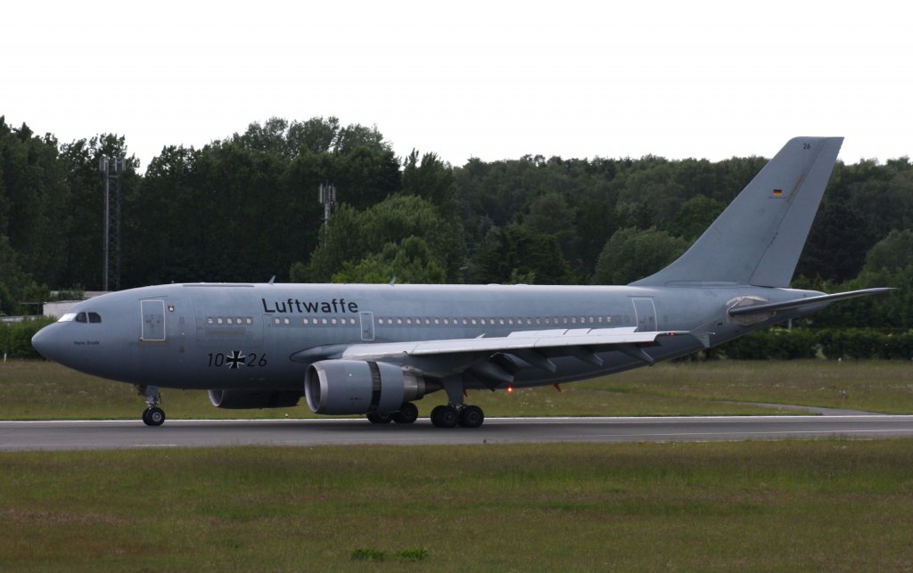 German Air Force(Luftwaffe),10+26,(c/n522),Airbus A310-304MRTT,08.06.2012,HAM-EDDH,Hamburg,Germany