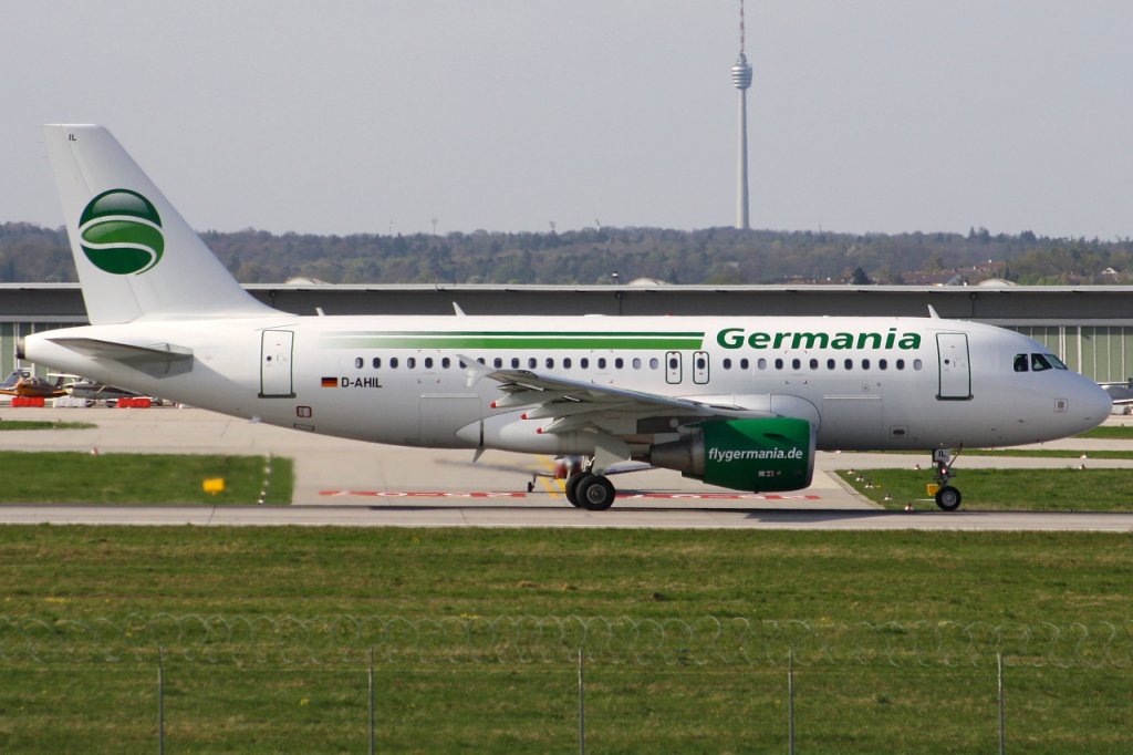 Germania 
Airbus A319-112 
D-AHIL 
STR Stuttgart [Echterdingen], Germany 
09.04.11