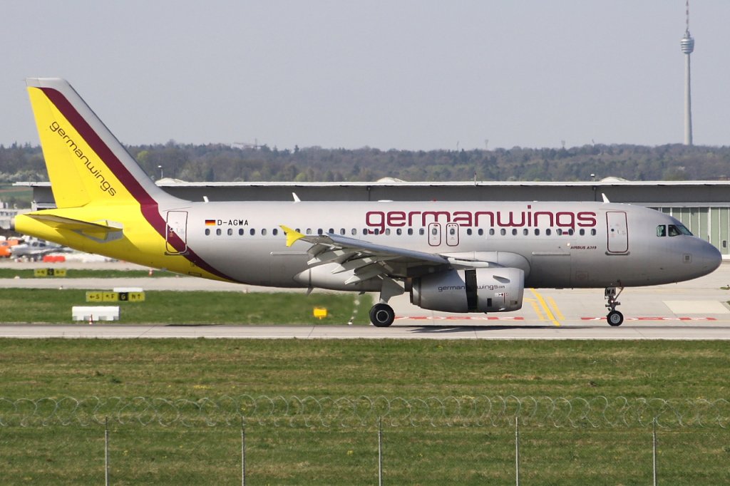 Germanwings 
Airbus A319-132 
D-AGWA
STR Stuttgart [Echterdingen], Germany
09.04.11