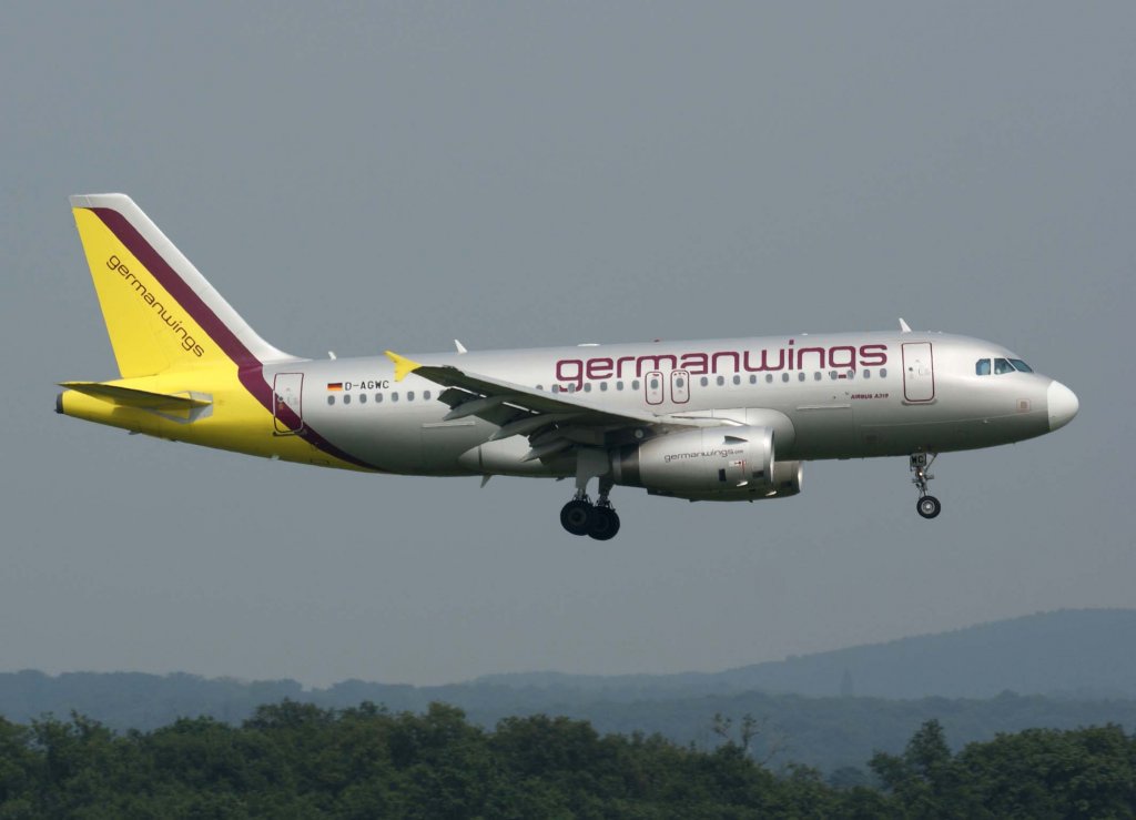 Germanwings, D-AGWC, Airbus A 319-100, 2009.08.14, CGN, Kln/Bonn, Germany