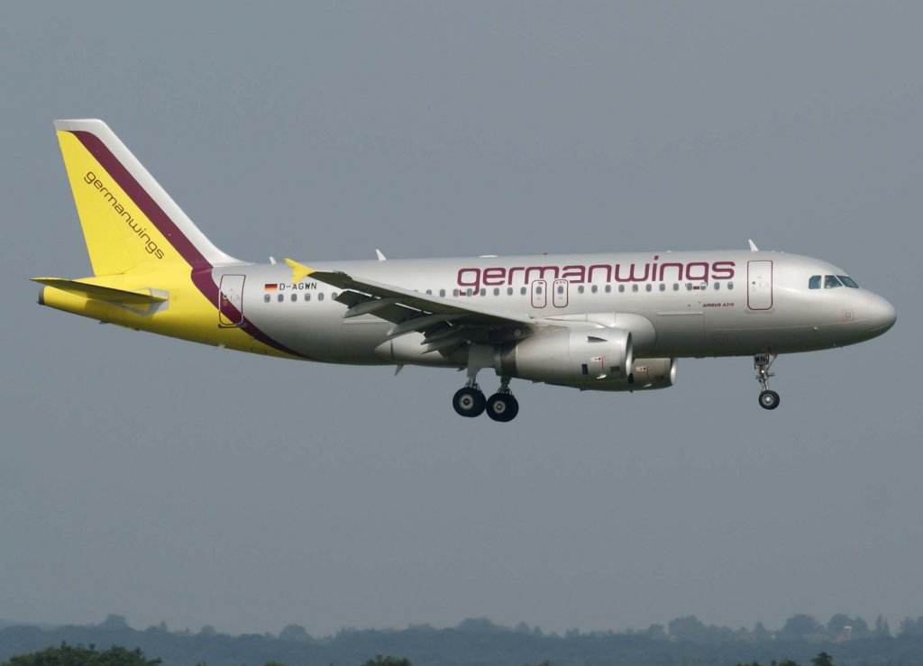 Germanwings, D-AGWN, Airbus A 319-100, 2009.08.14, CGN-EDDK, Kln/Bonn, Germany 

