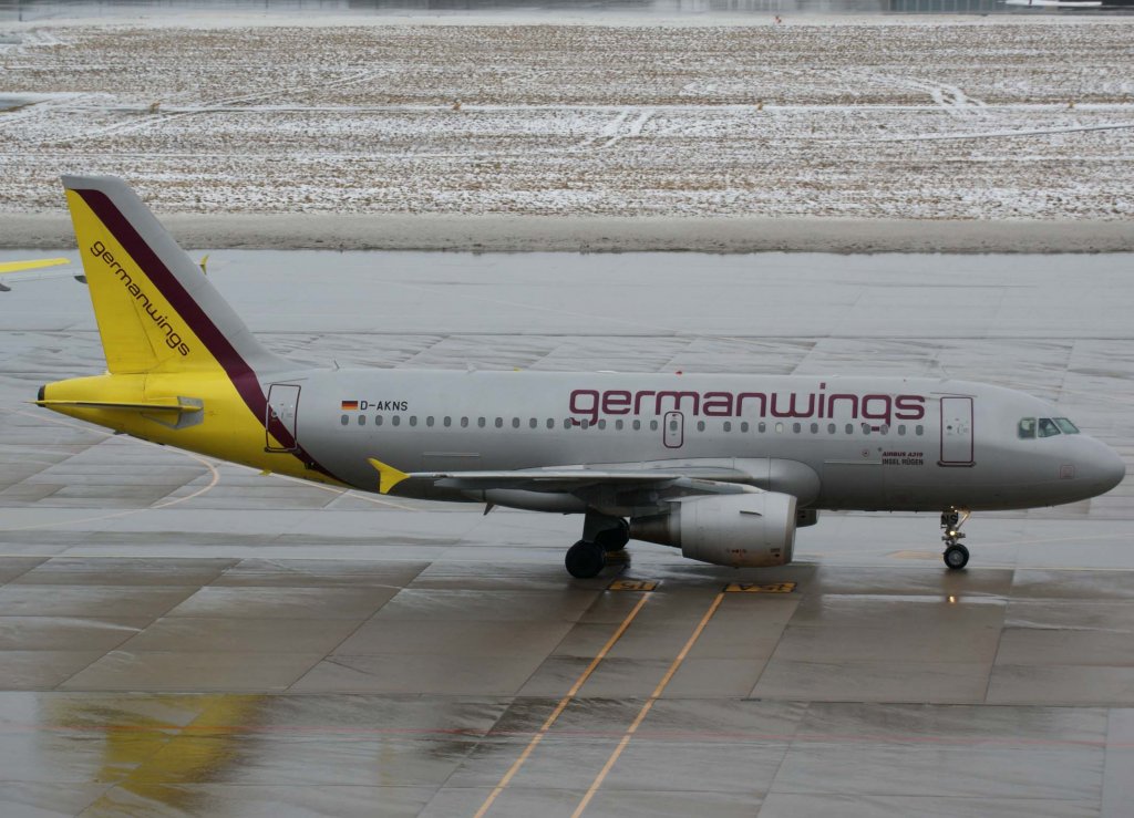 Germanwings, D-AKNS, Airbus A 319-100 (Insel Rügen), 2010.01.17, STR-EDDS, Stuttgart, Germany 

