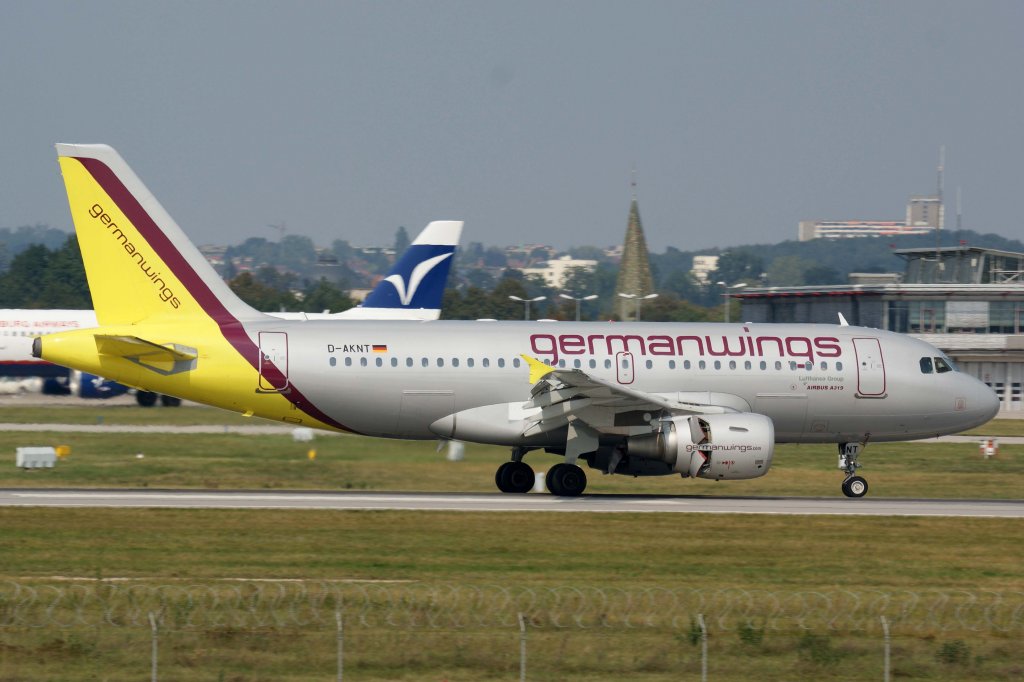 Germanwings, D-AKNT, Airbus, A 319-100, 05.09.2012, STR-EDDS, Stuttgart, Germany


