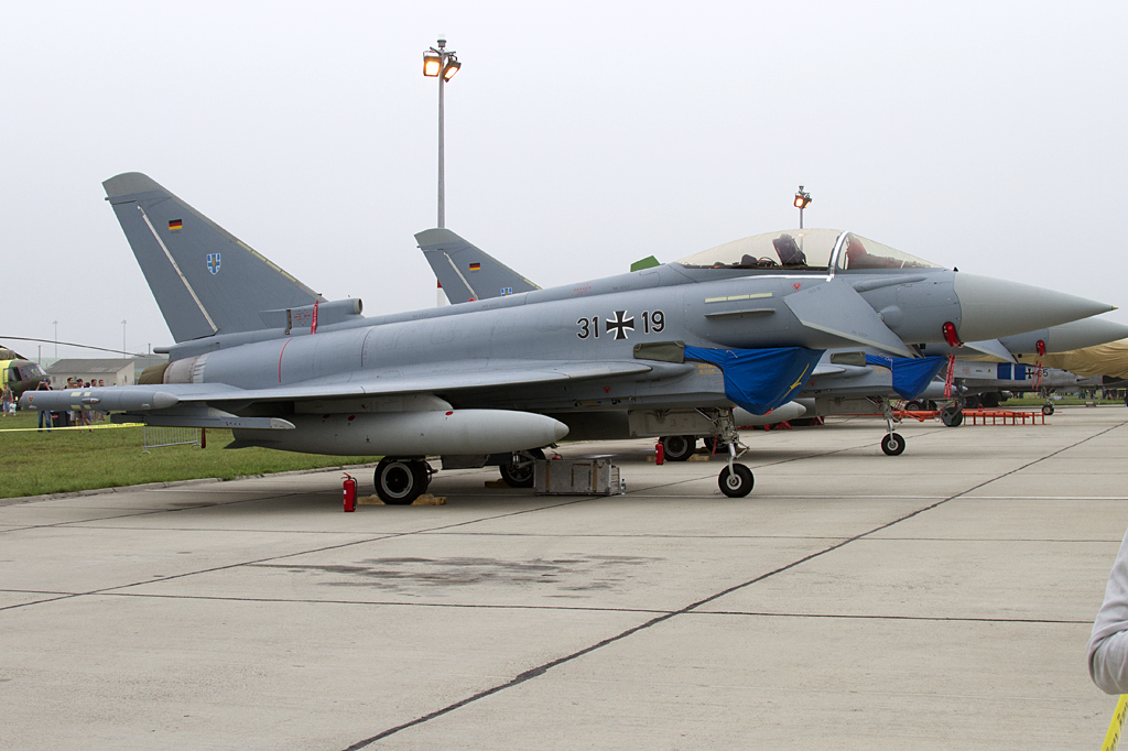 Germany - Air Force, 31+19, Eurofighter, EF-2000 Typhoon, 07.08.2010, LHKE, Kecskemet, Hungary



