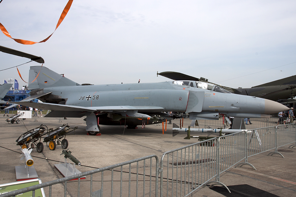 Germany - Air Force, 38+58, McDonnell Douglas, F-4F Phantom, 11.06.2010, SXF, Berlin-Schnefeld, Germany



