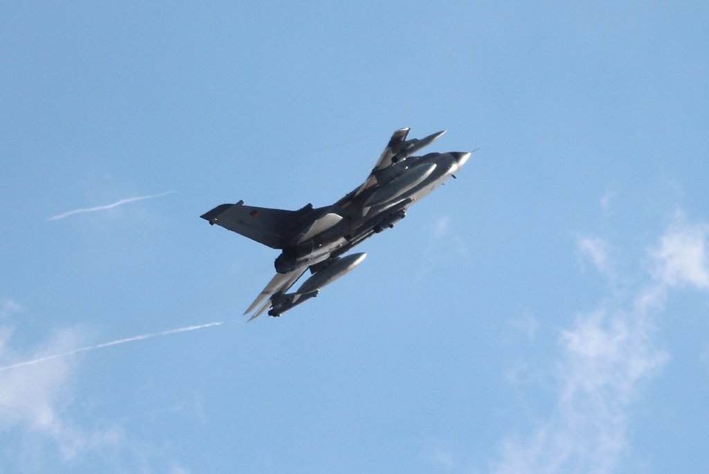 Germany Air Force Panavia Tornado ECR 46+57 bei Der Vorfhrung der Luftwaffe auf der ILA 2012 am 13,09.2012