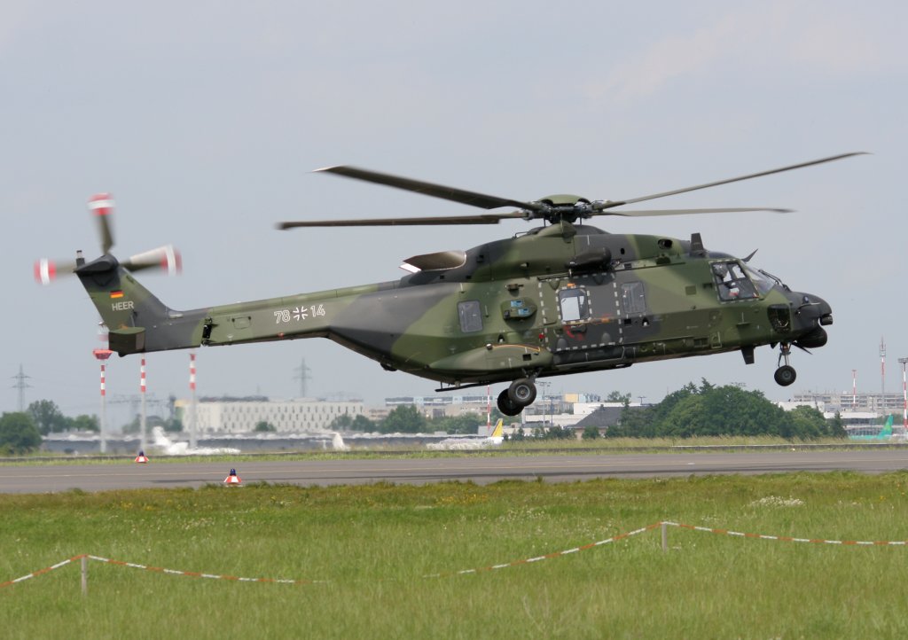 Germany Army NH-90 78+14 am 08.06.2010 bei der Flugvorfhrung auf der ILA 2010 in Berlin-Schnefeld