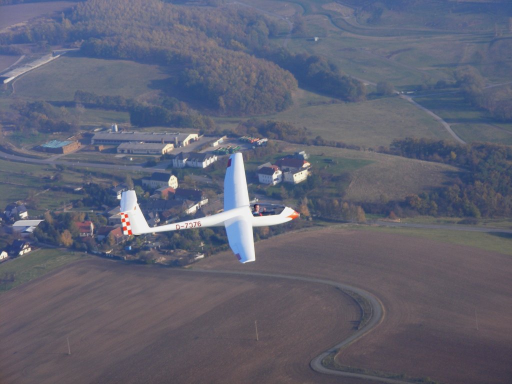 Grob Astir CS D-7376 vom Luftsportverein Gera 30.10.2008