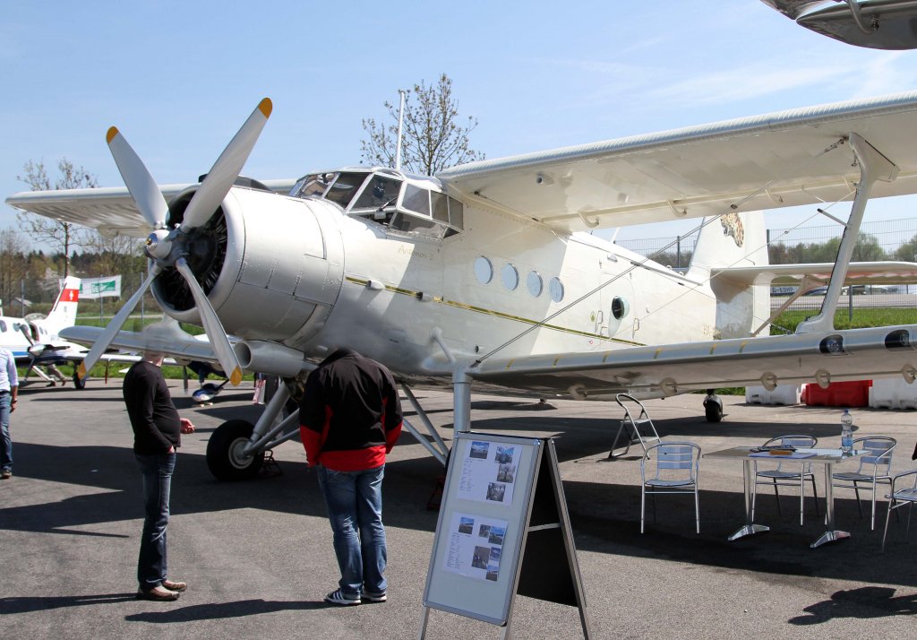 HA-EKS, WSK-PZL (Antonov), AN-2 T, 24.04.2013, Aero 2013 (EDNY-FDH), Friedrichshafen, Germany